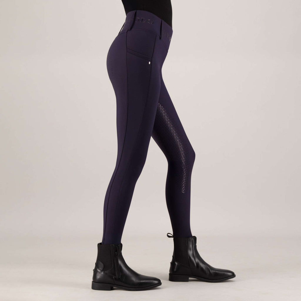 HV Polo Leggings da Equitazione HVPFavourite Full Grip Navy