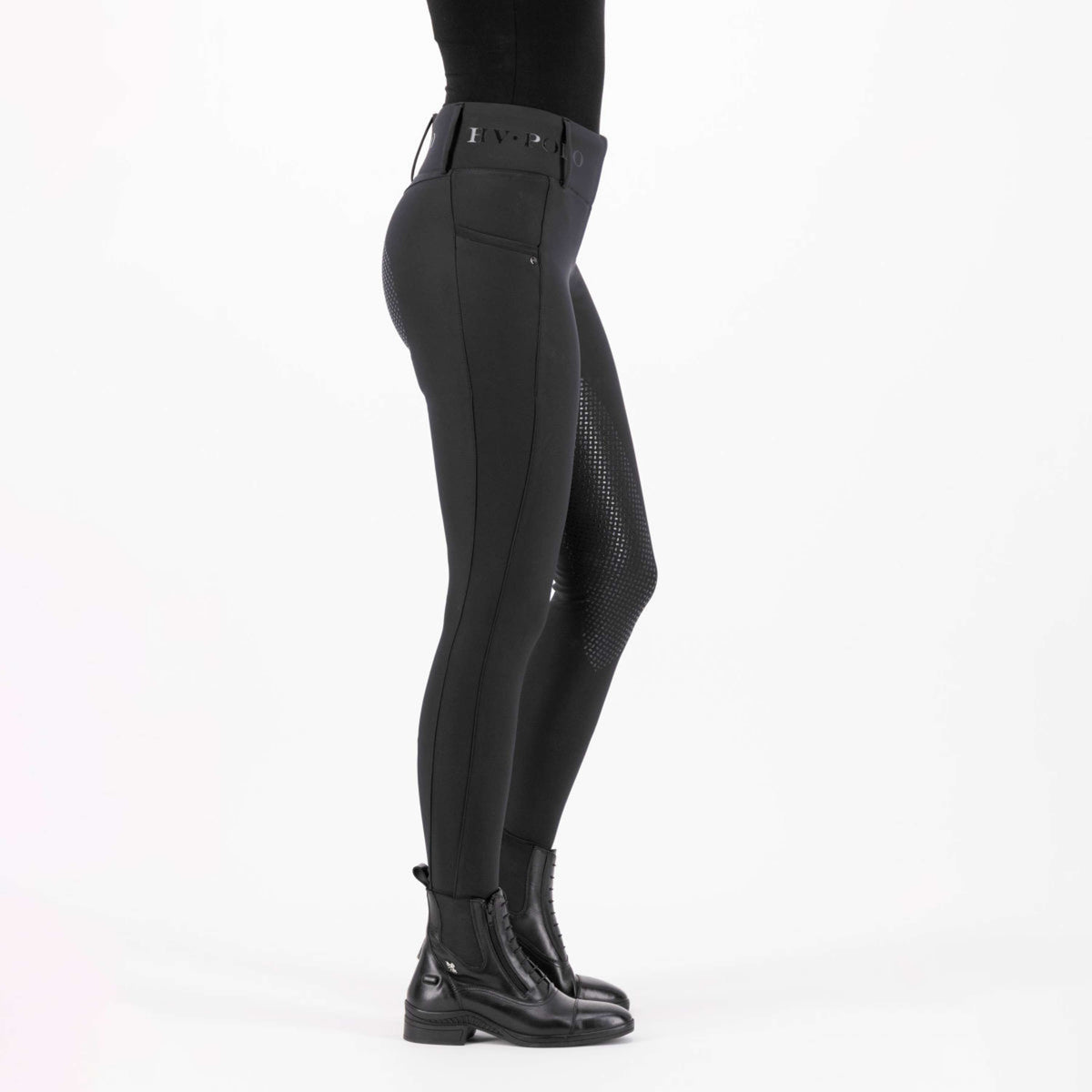 HV Polo Leggings da Equitazione HVPFavourite Full Grip Nero