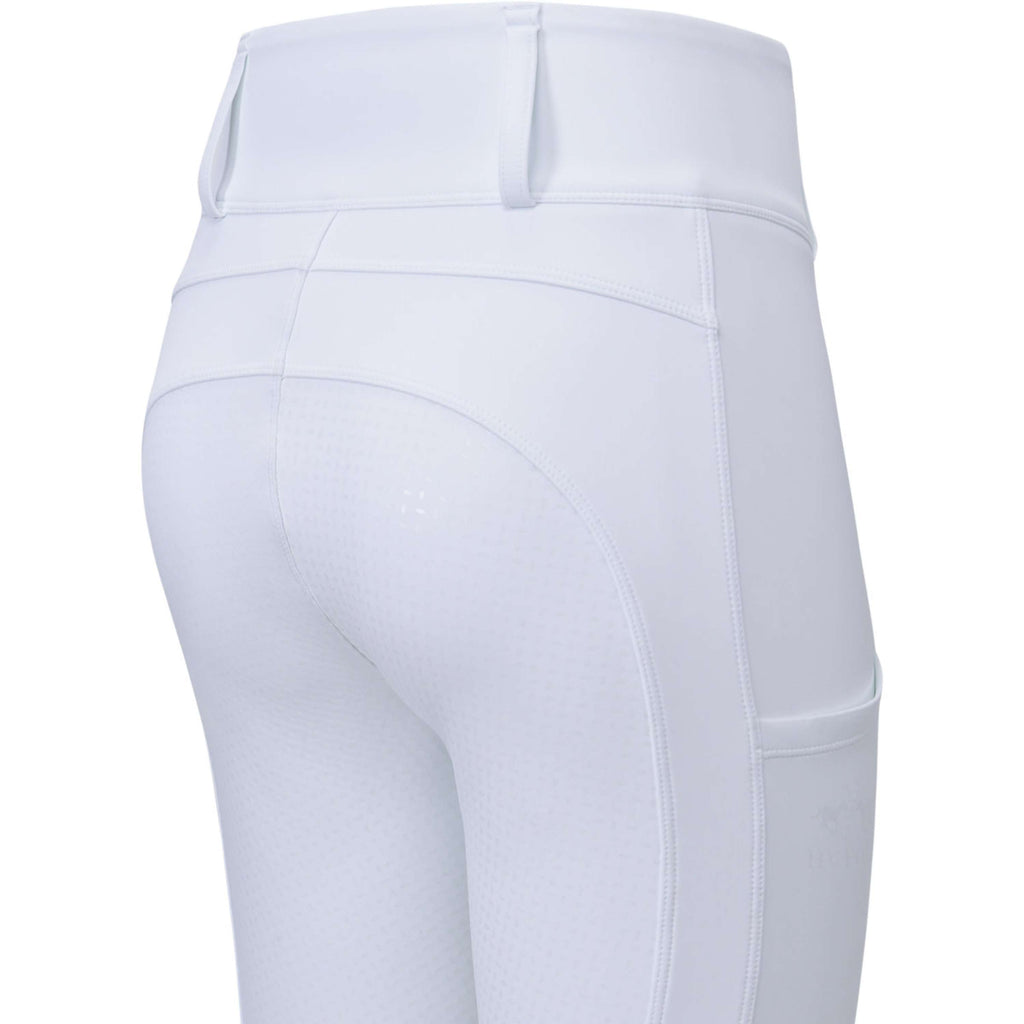 HV Polo Leggings da Equitazione HVPManou Full Grip Bianco