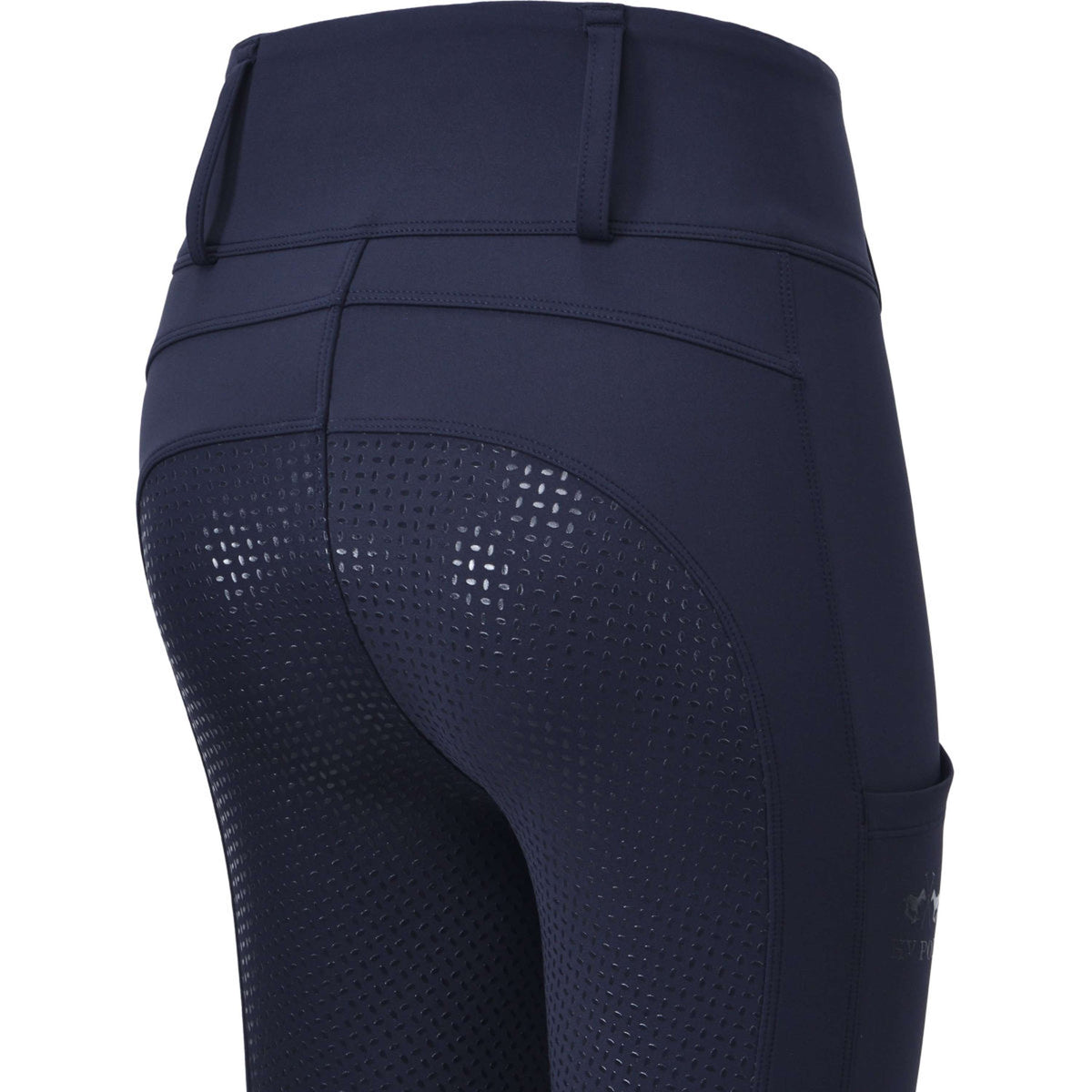 HV Polo Leggings da Equitazione HVPManou Full Grip Navy