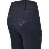 HV Polo Leggings da Equitazione HVPManou Full Grip Nero