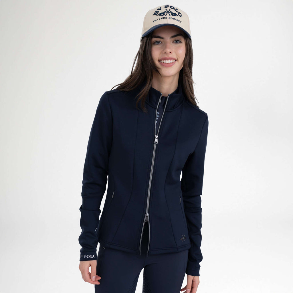 HV Polo Felpa con cappuccio e zip HVPJay Navy