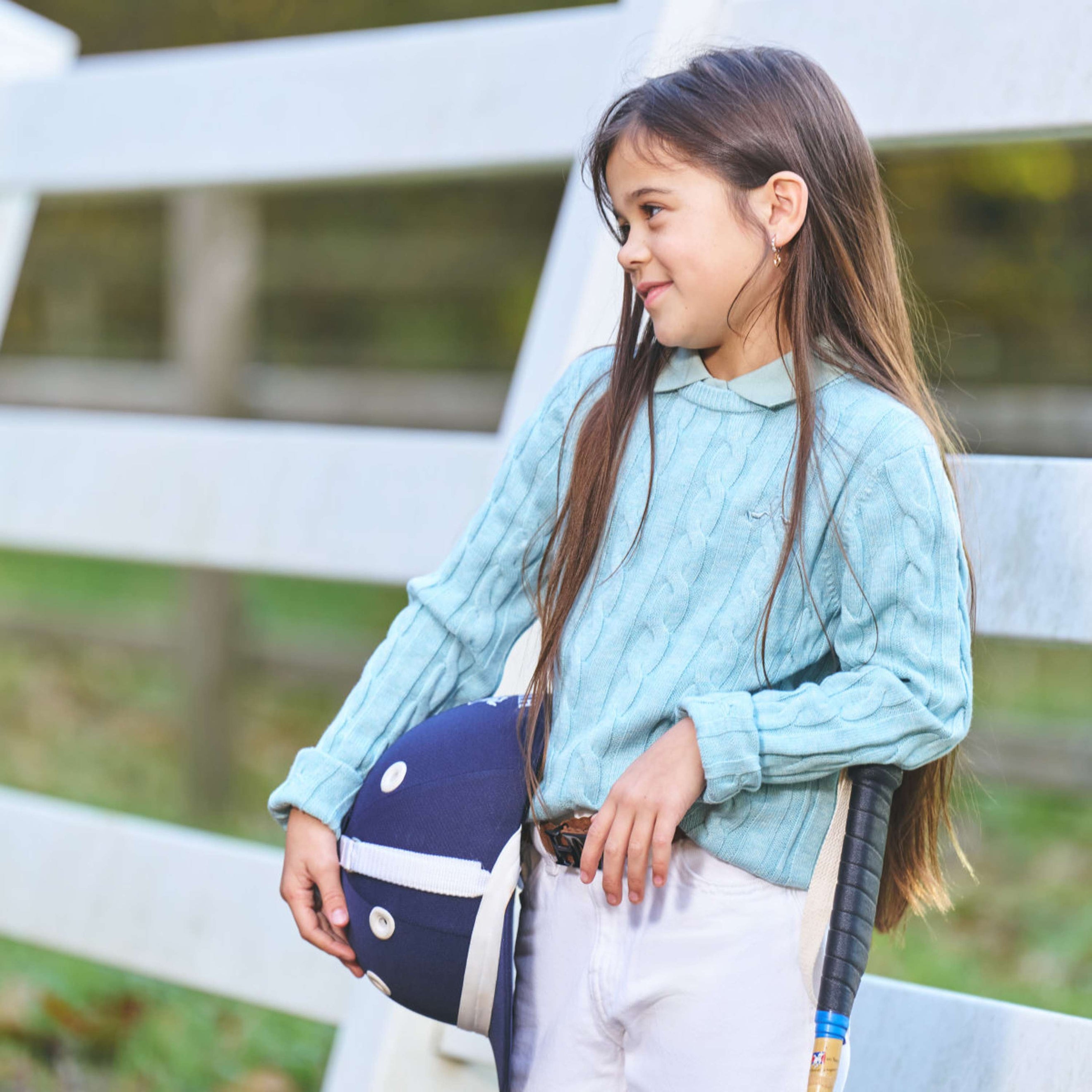 HV Polo Pullover HVPTally Kids Aqua Sky HV Polo Pullover HVPTally Kids Aqua Sky