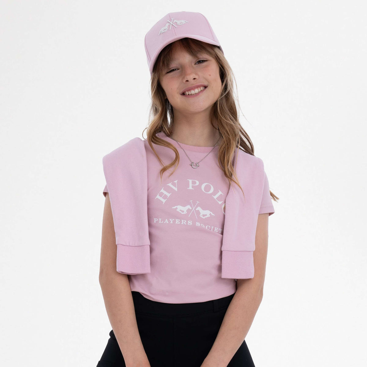 HV Polo Maglietta HVPNatalie Kids Pretty Pink