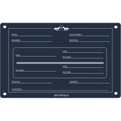 HV Polo Targa per Box HVPPolo Tedesco Navy