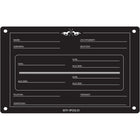 HV Polo Targa per Box HVPPolo Inglese Nero