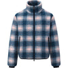 HV Polo Felpa con cappuccio e zip HVPCarlotta check Navy