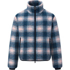 HV Polo Felpa con cappuccio e zip HVPCarlotta check Navy