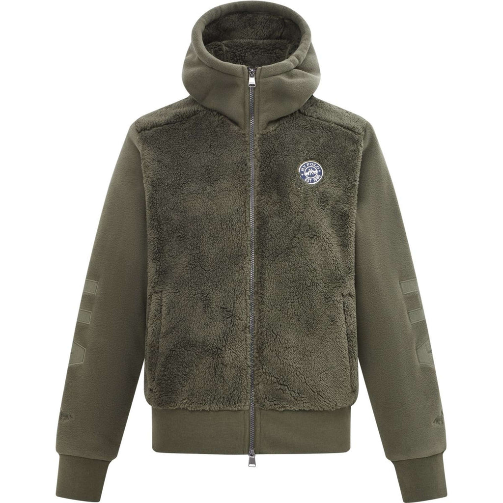HV Polo Felpa con cappuccio e zip HVPRoyce Forest Green