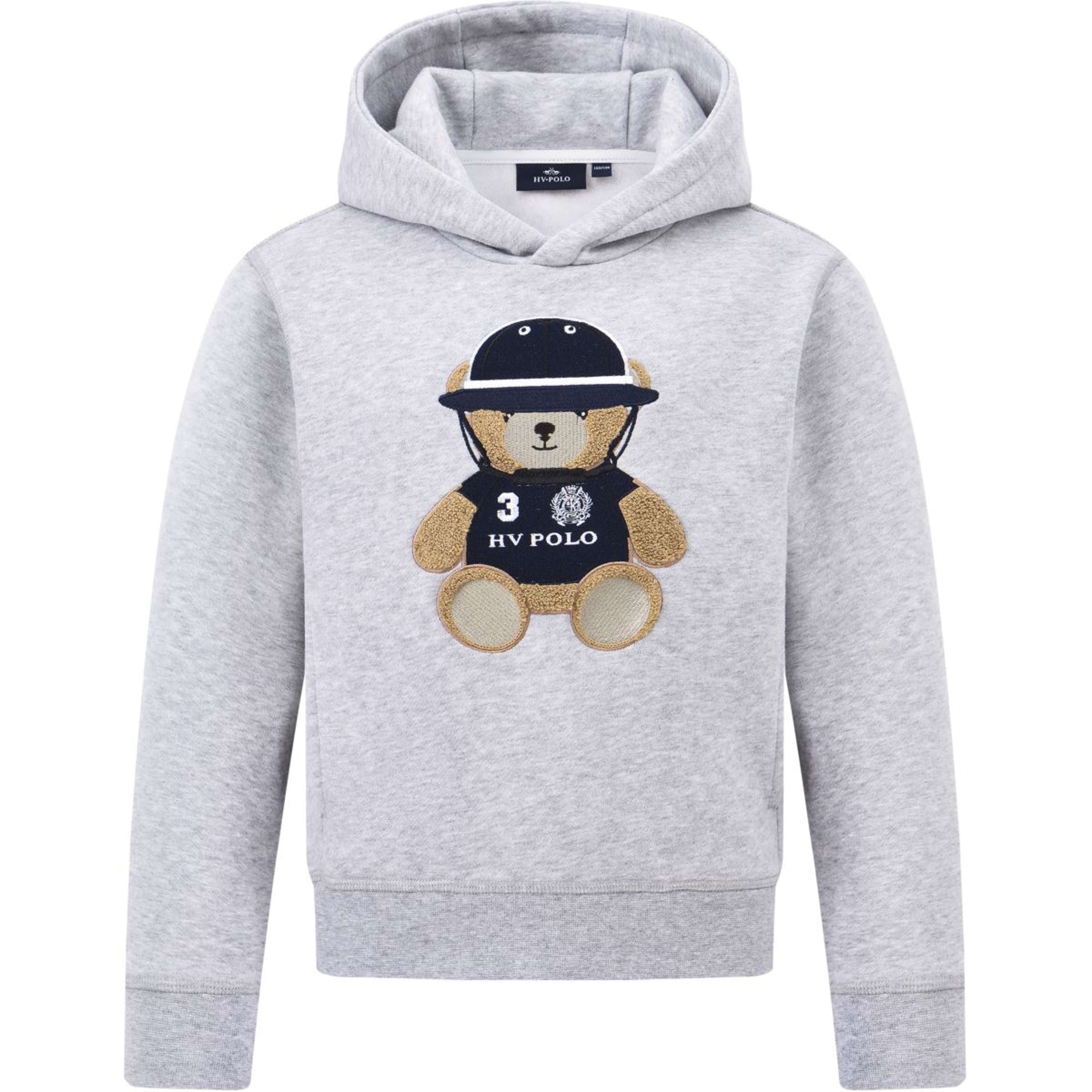 HV Polo Felpa con cappuccio HVPTeddy Bambini Grey Heather