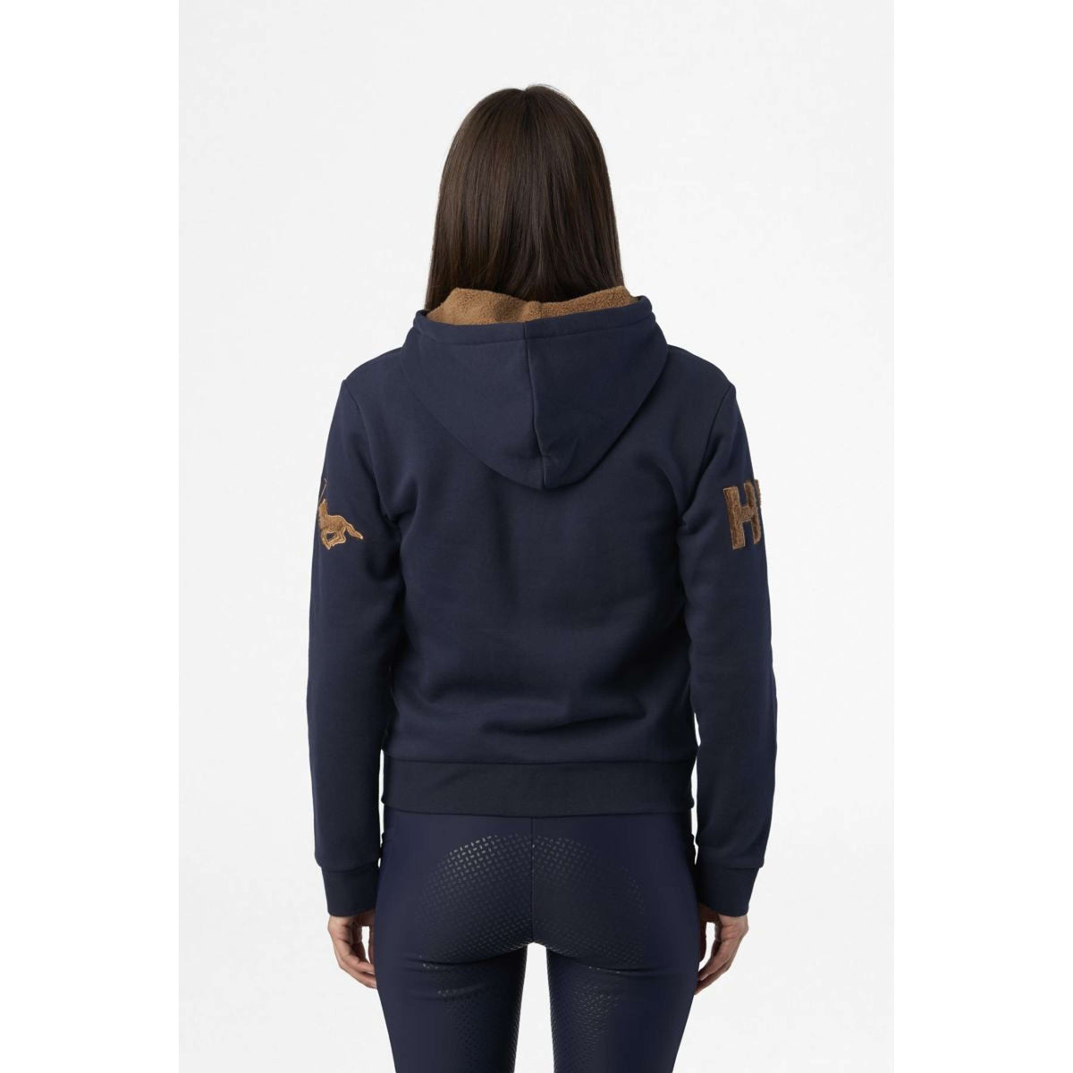 HV Polo Felpa con cappuccio e zip HVPReina Navy