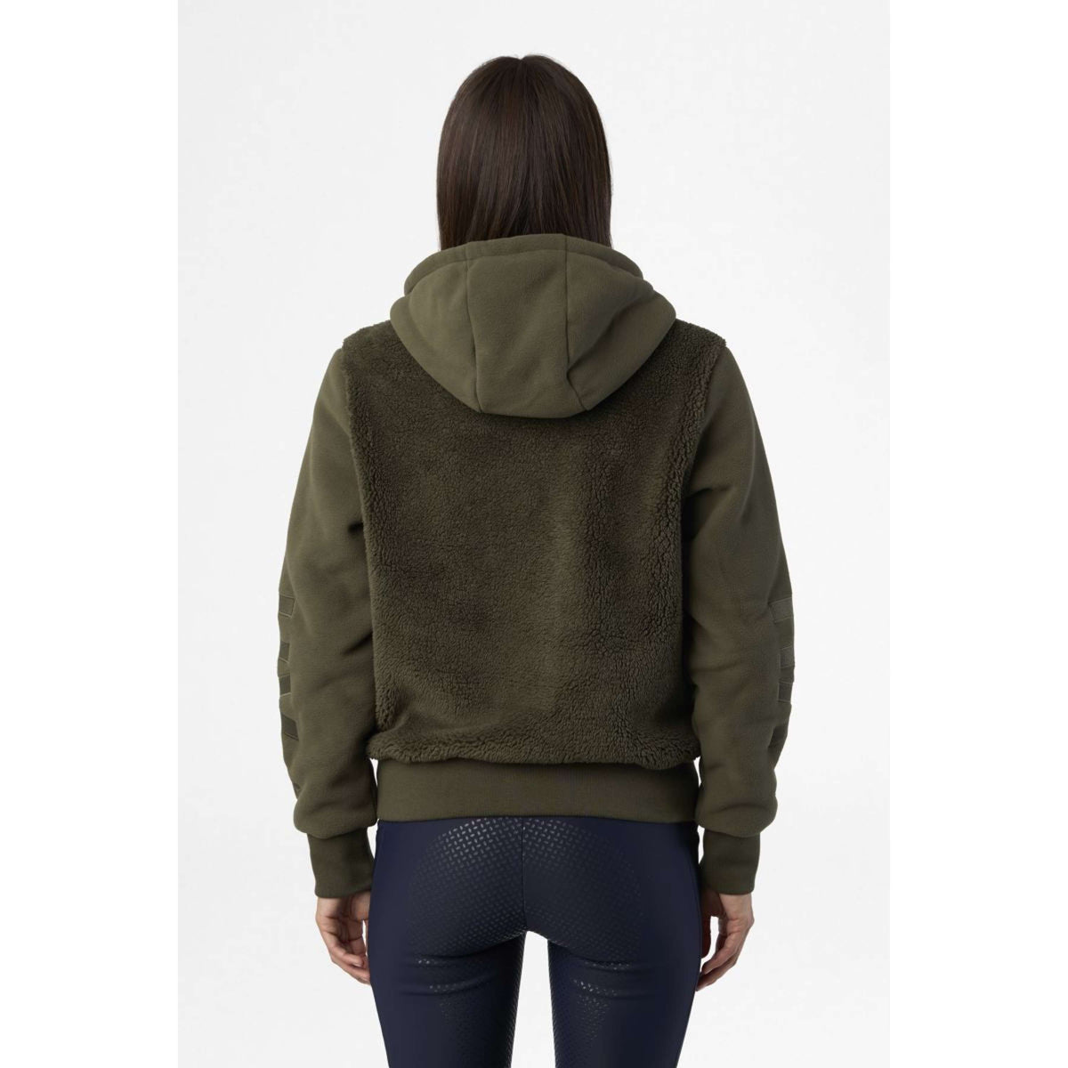 HV Polo Felpa con cappuccio e zip HVPRoyce Forest Green