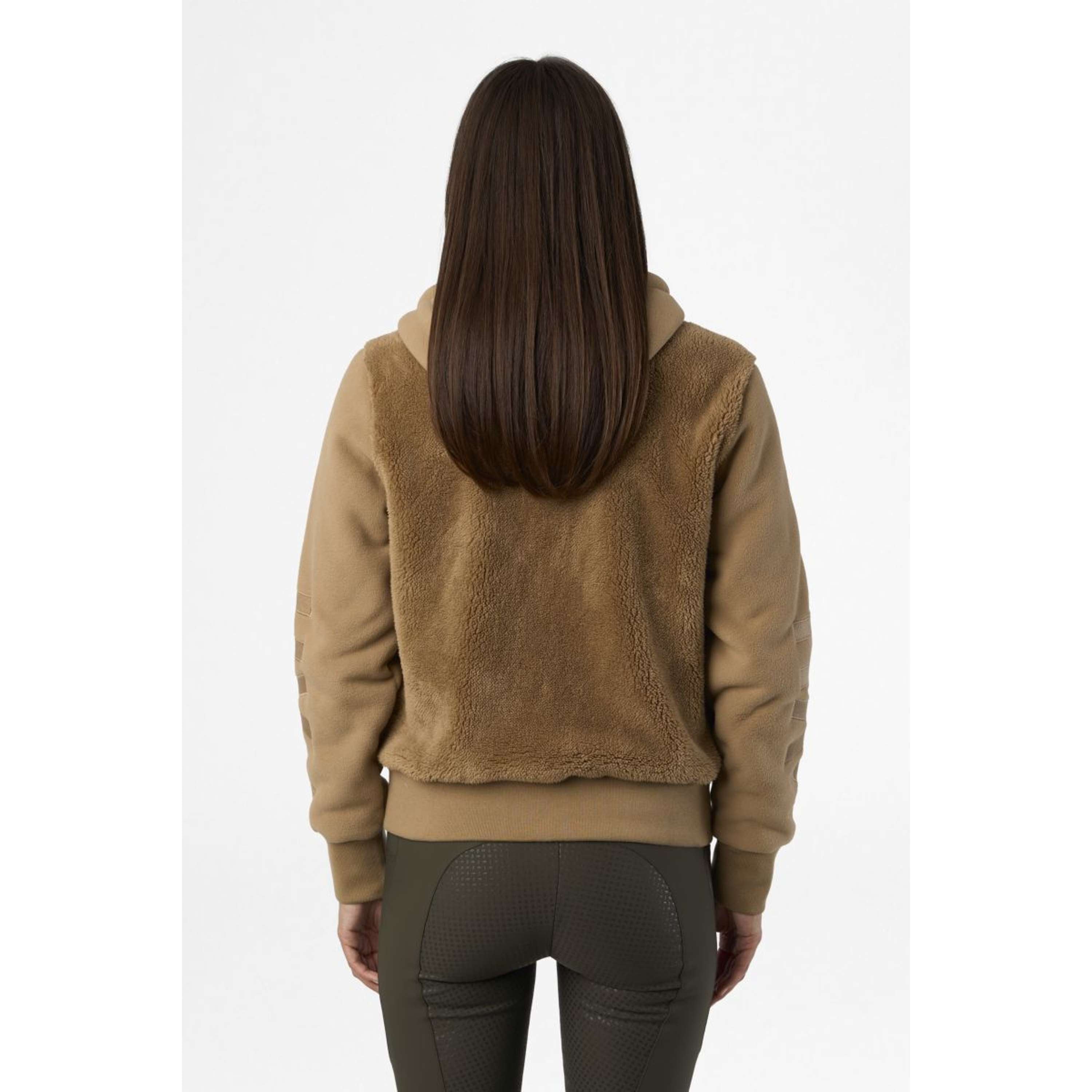 HV Polo Felpa con cappuccio e zip HVPRoyce Camel