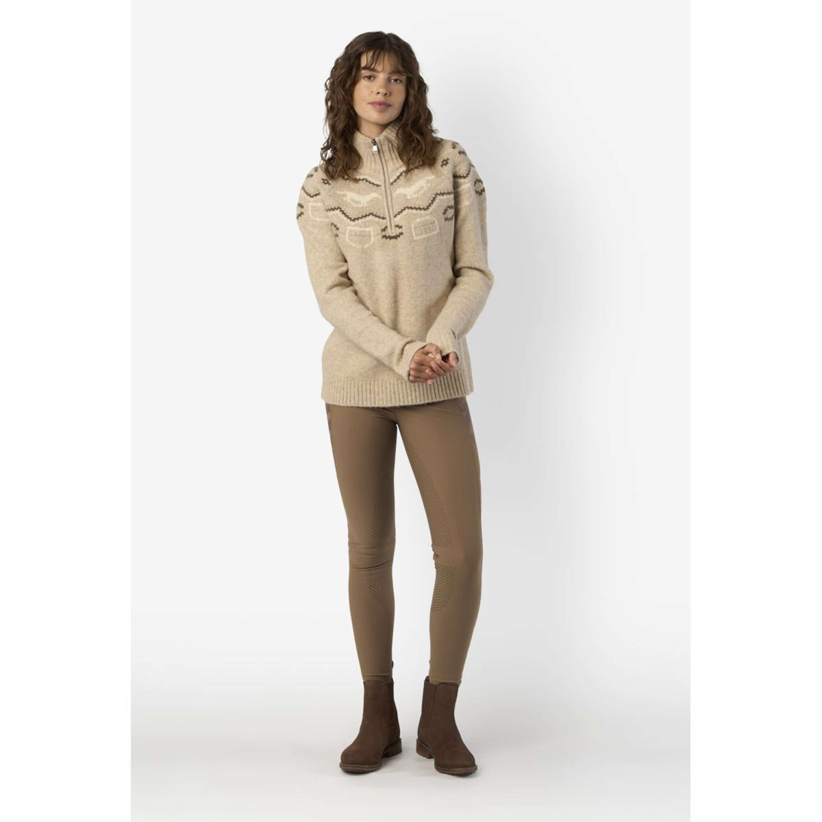 HV Polo Maglione a Collo Alto HVPJosie Naturale