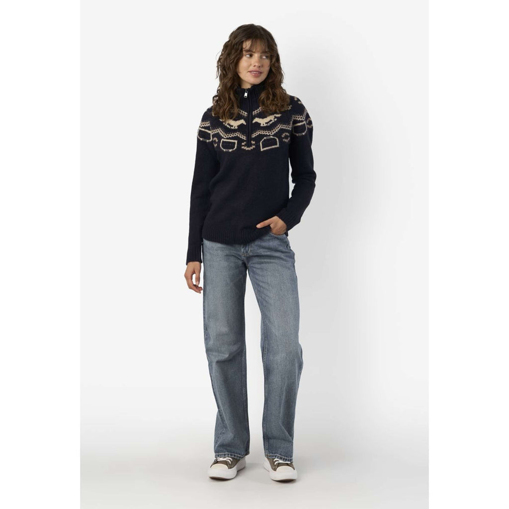 HV Polo Maglione a Collo Alto HVPJosie Navy