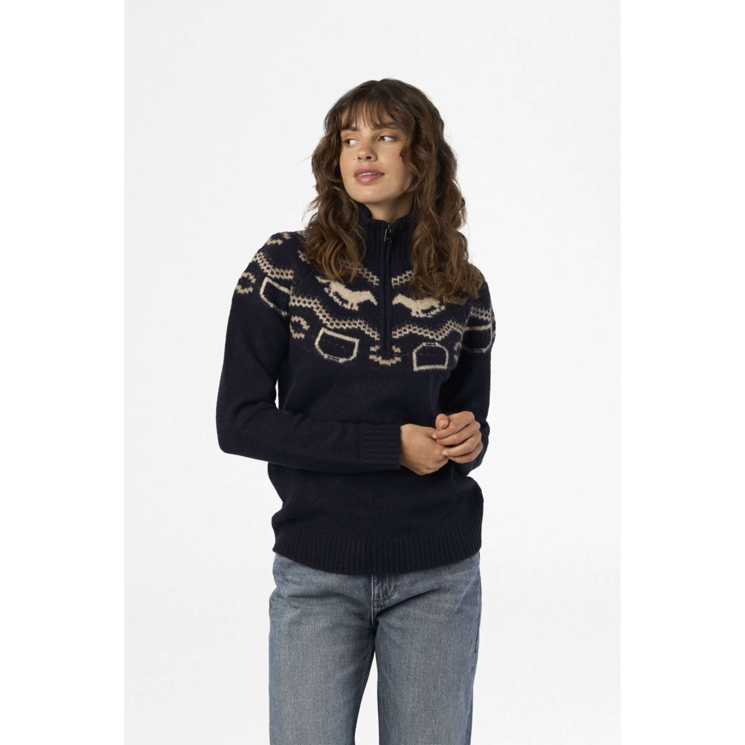 HV Polo Maglione a Collo Alto HVPJosie Navy