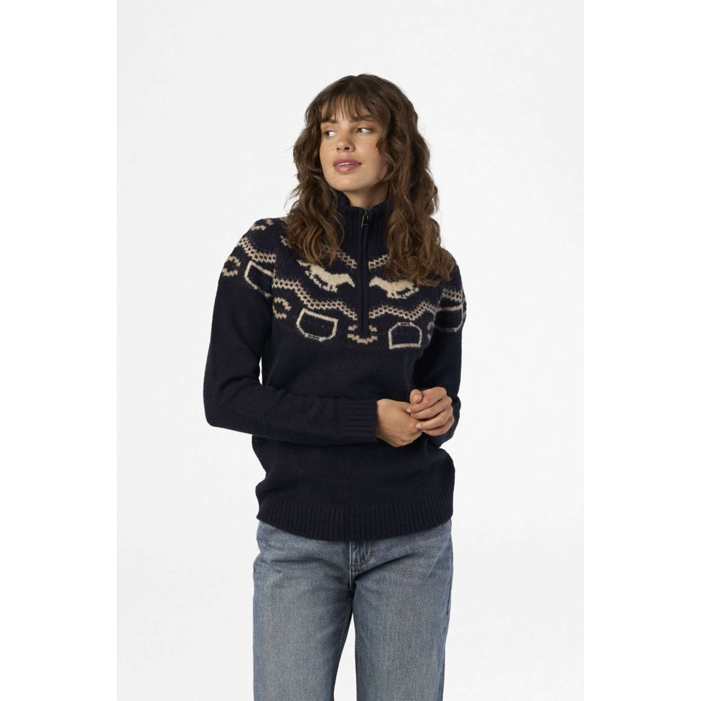HV Polo Maglione a Collo Alto HVPJosie Navy