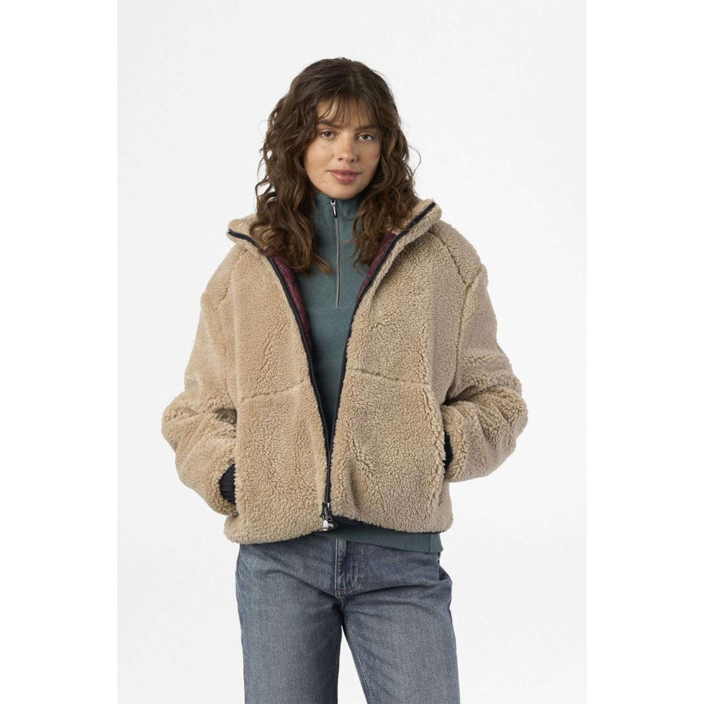 HV Polo Felpa con cappuccio e zip HVPCarlotta Chalk