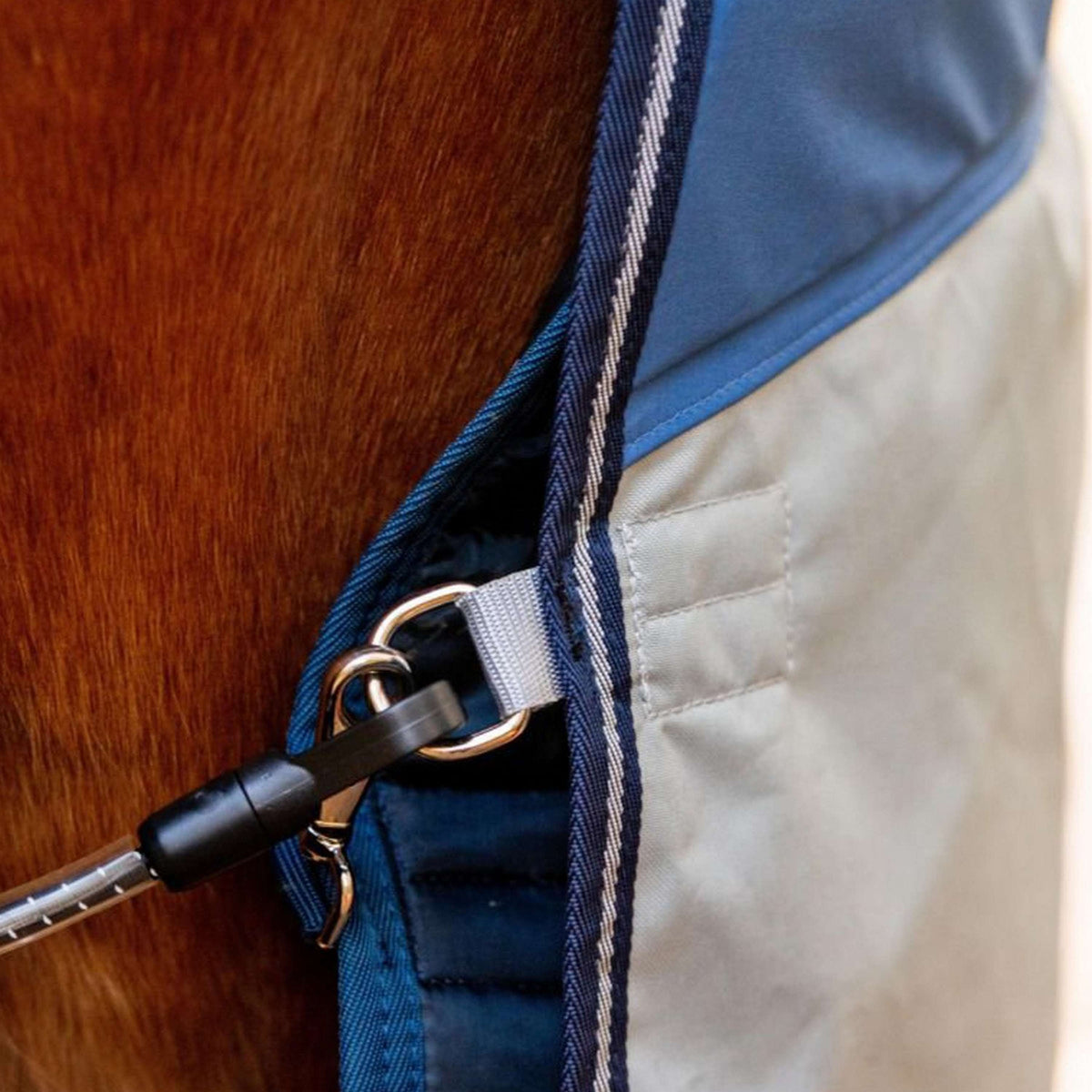 Rambo Autumn Series Turnout Punti blu scuro/grigi