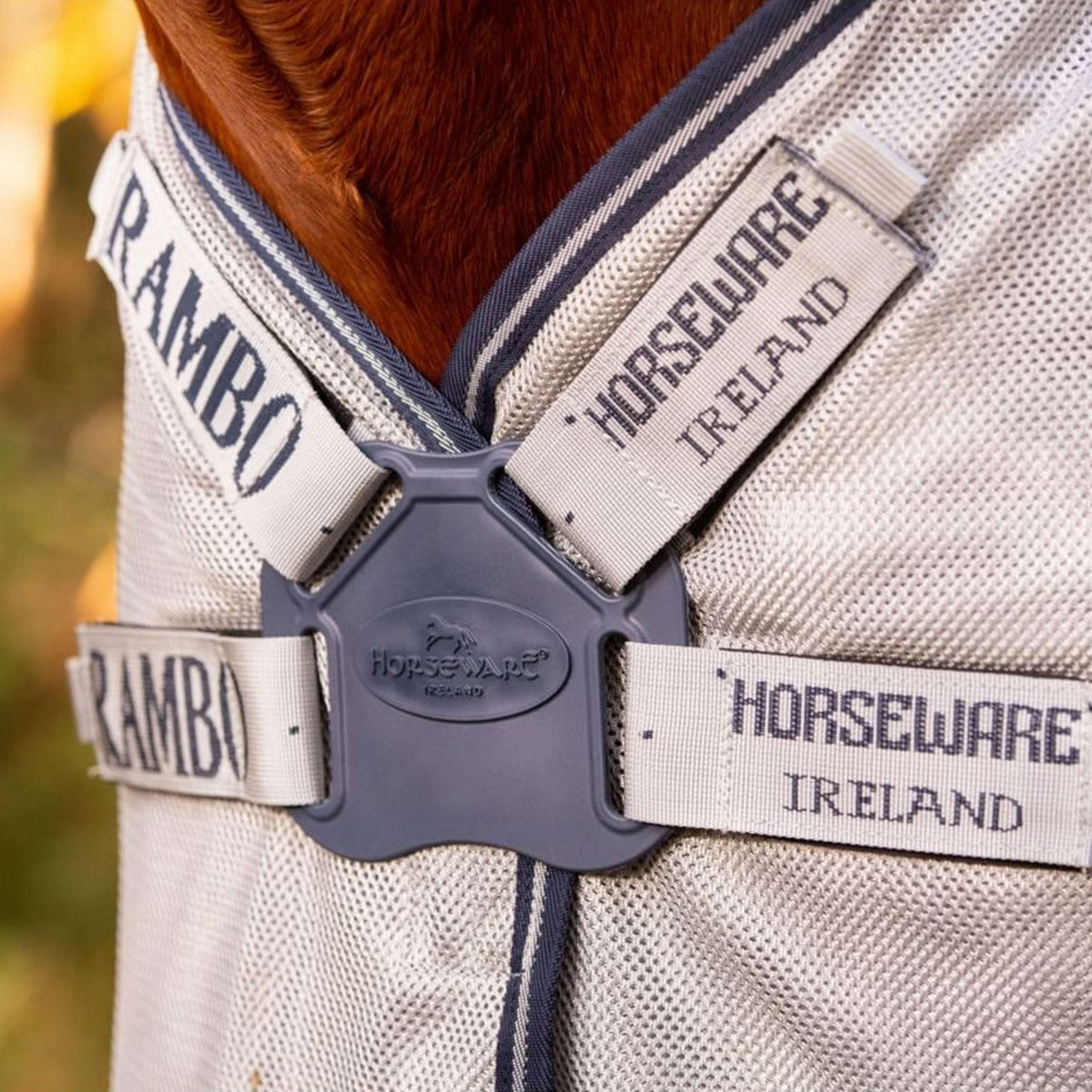 Rambo Autumn Series Turnout Punti blu scuro/grigi