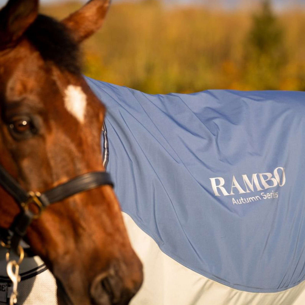 Rambo Autumn Series Turnout Punti blu scuro/grigi