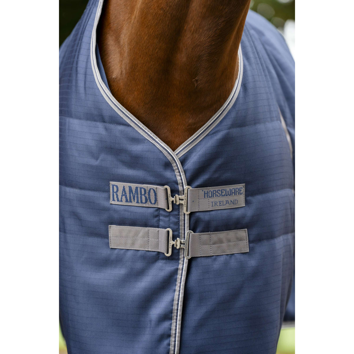 Rambo Coperta da scuderia 400g Navy/Thunderstorm Grey/Silver