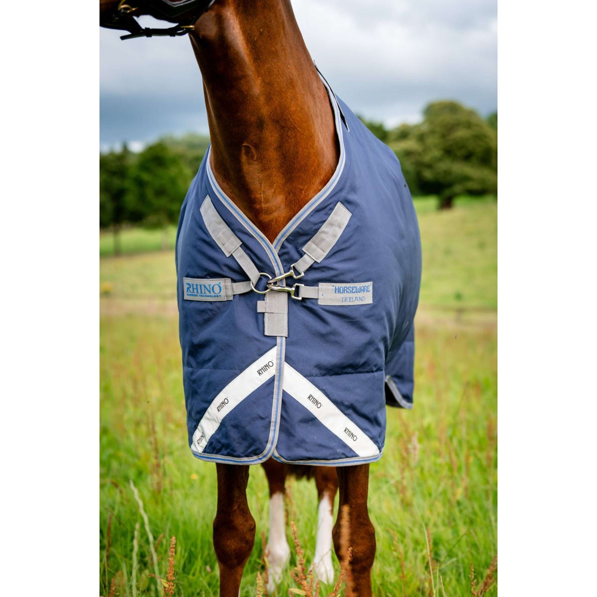 Rhino Plus Turnout Lite 100g Navy/Titanium Grey