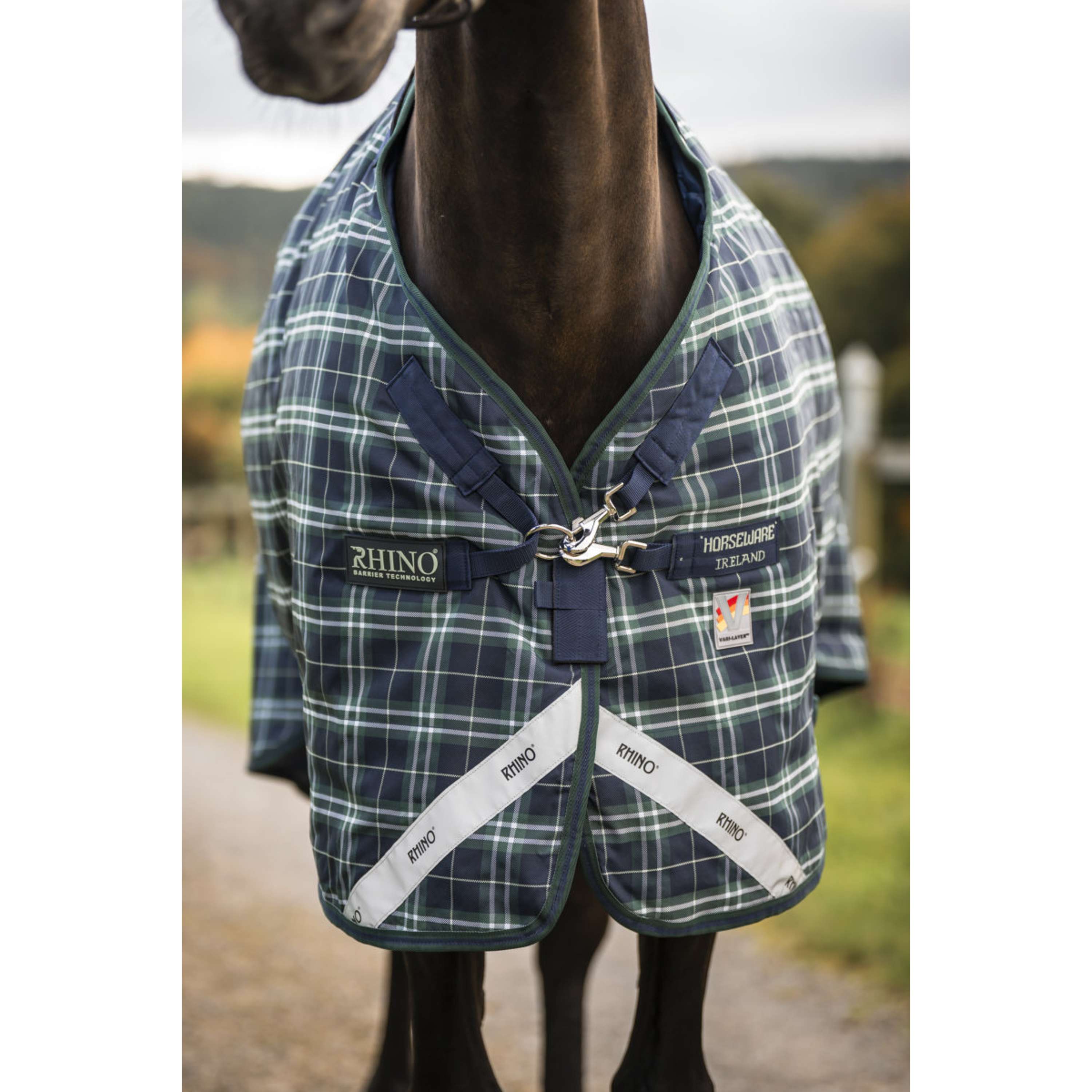 Rhino Turnout Plus 450g Varilayer Hunter Check/Green/Navy