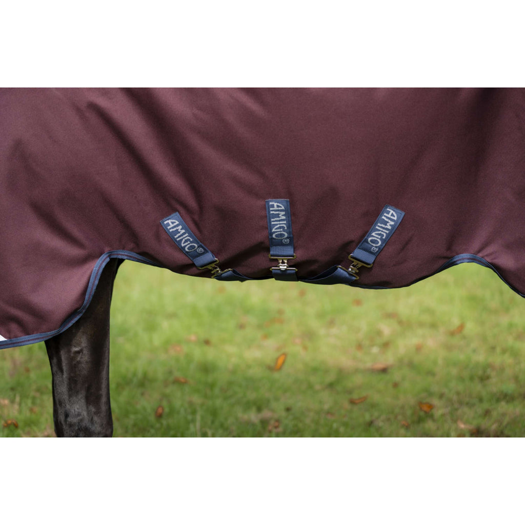 Amigo Turnout 1200D 50g Burgundy/Navy/Titanium Grey