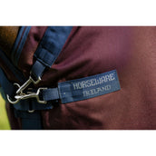 Amigo Turnout 1200D 0g Burgundy/Navy/Titanium Grey