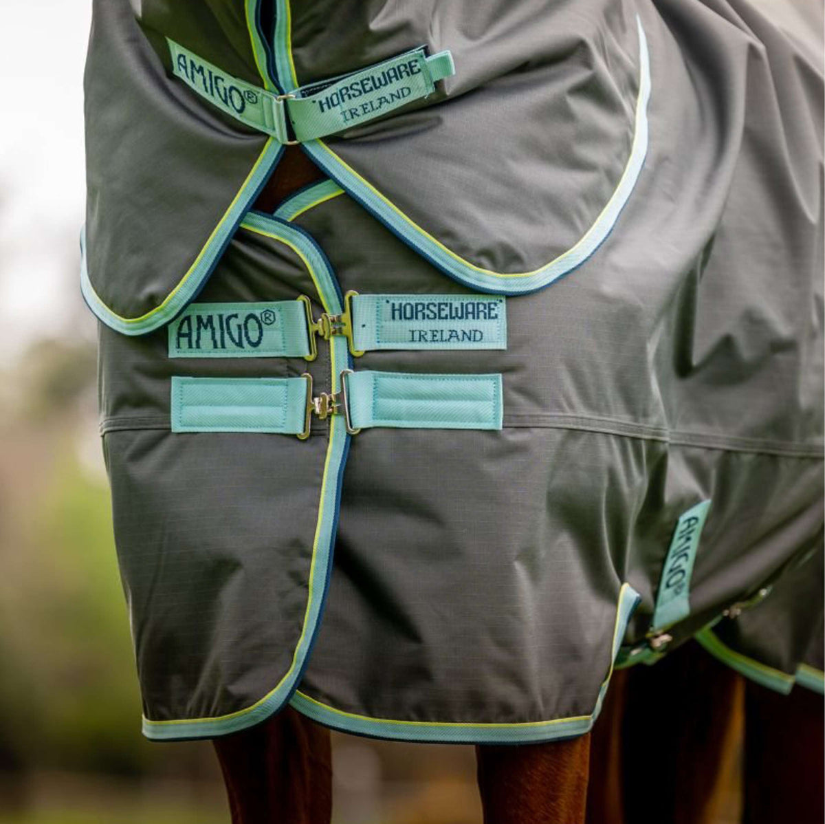 Amigo by Horseware Eroe Ripstop Plus Medium 200g Shadow/Blue Haze/Navy