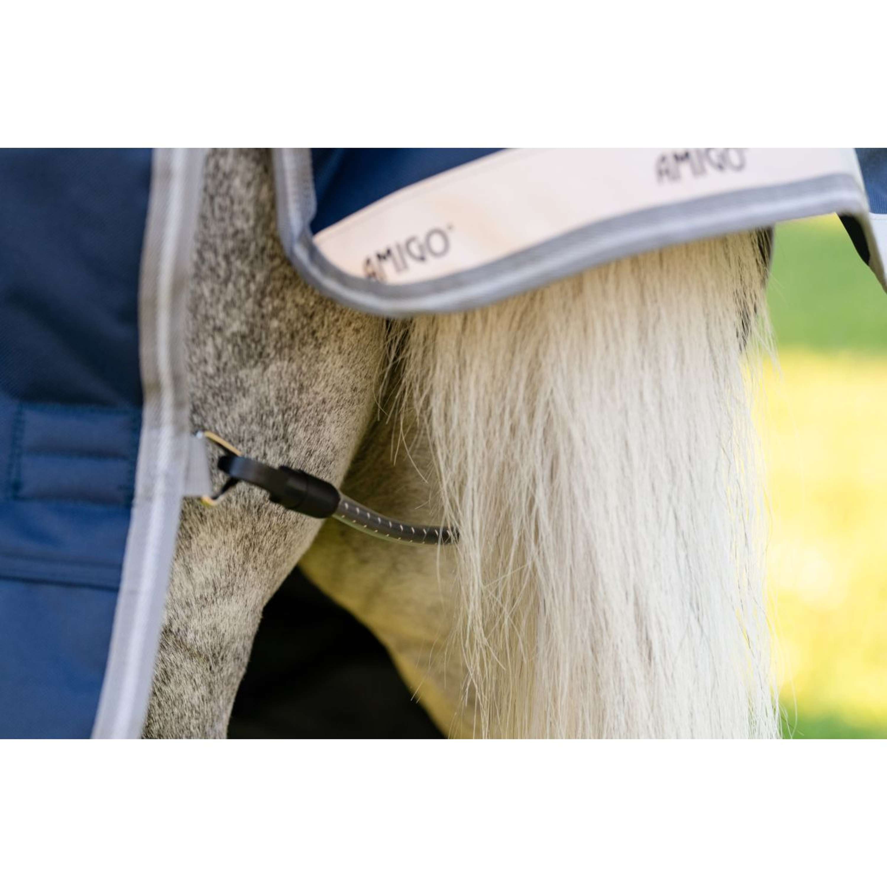 Amigo Turnout 1200D Pony 50g Blu marino/Grigio titanio/Argento