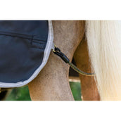 Amigo Turnout 1200D Pony 50 g Nero/Grigio Titanio/Argento