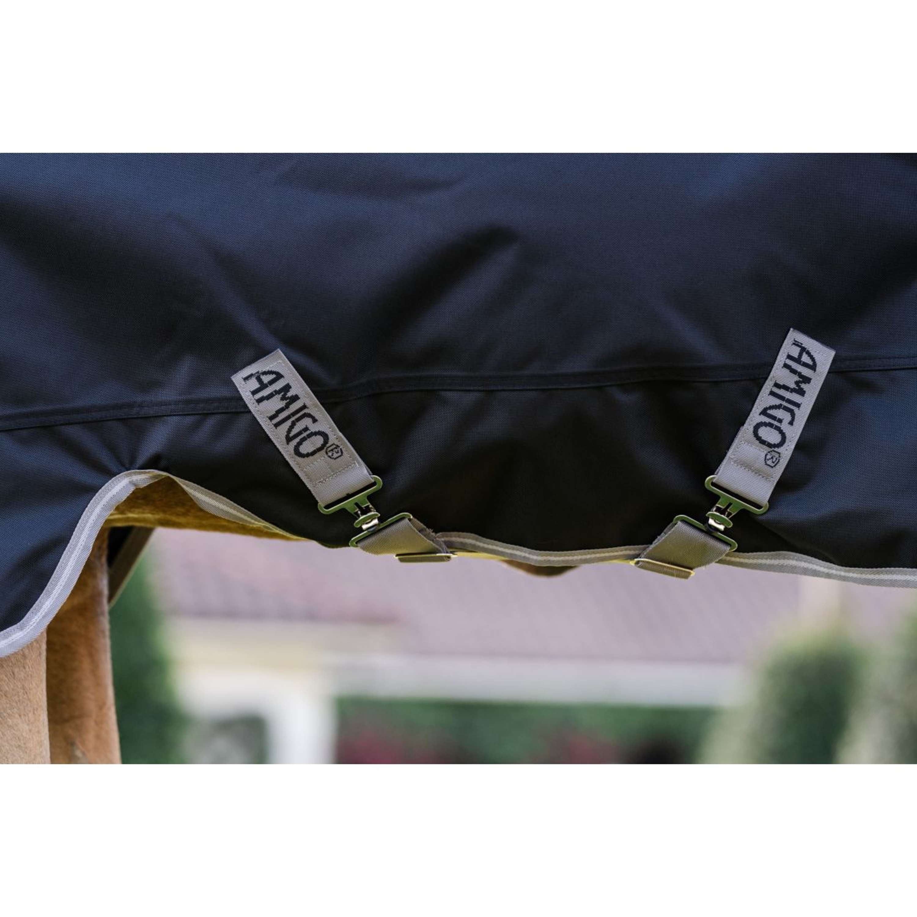 Amigo Turnout 1200D Pony 0g Nero/Grigio Titanio/Argento