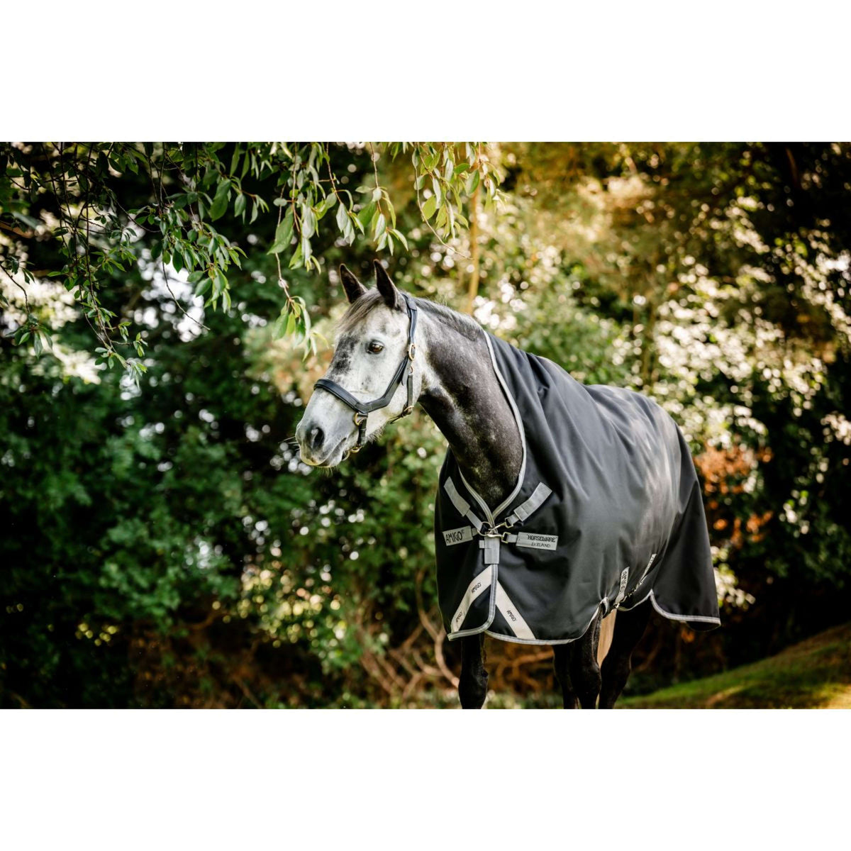 Amigo Wug Turnout 1200D 50g Nero/Grigio Titanio/Argento