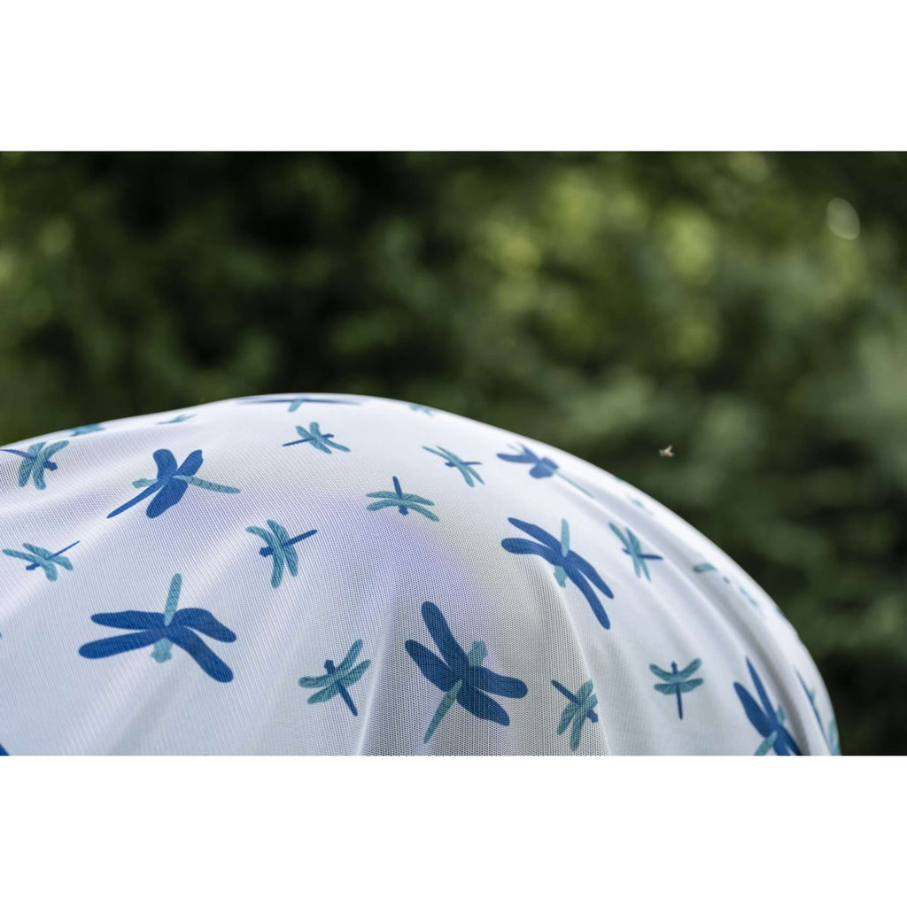 Amigo Bug Rug Pony Dragonfly Print/Silver/Blue/Sage