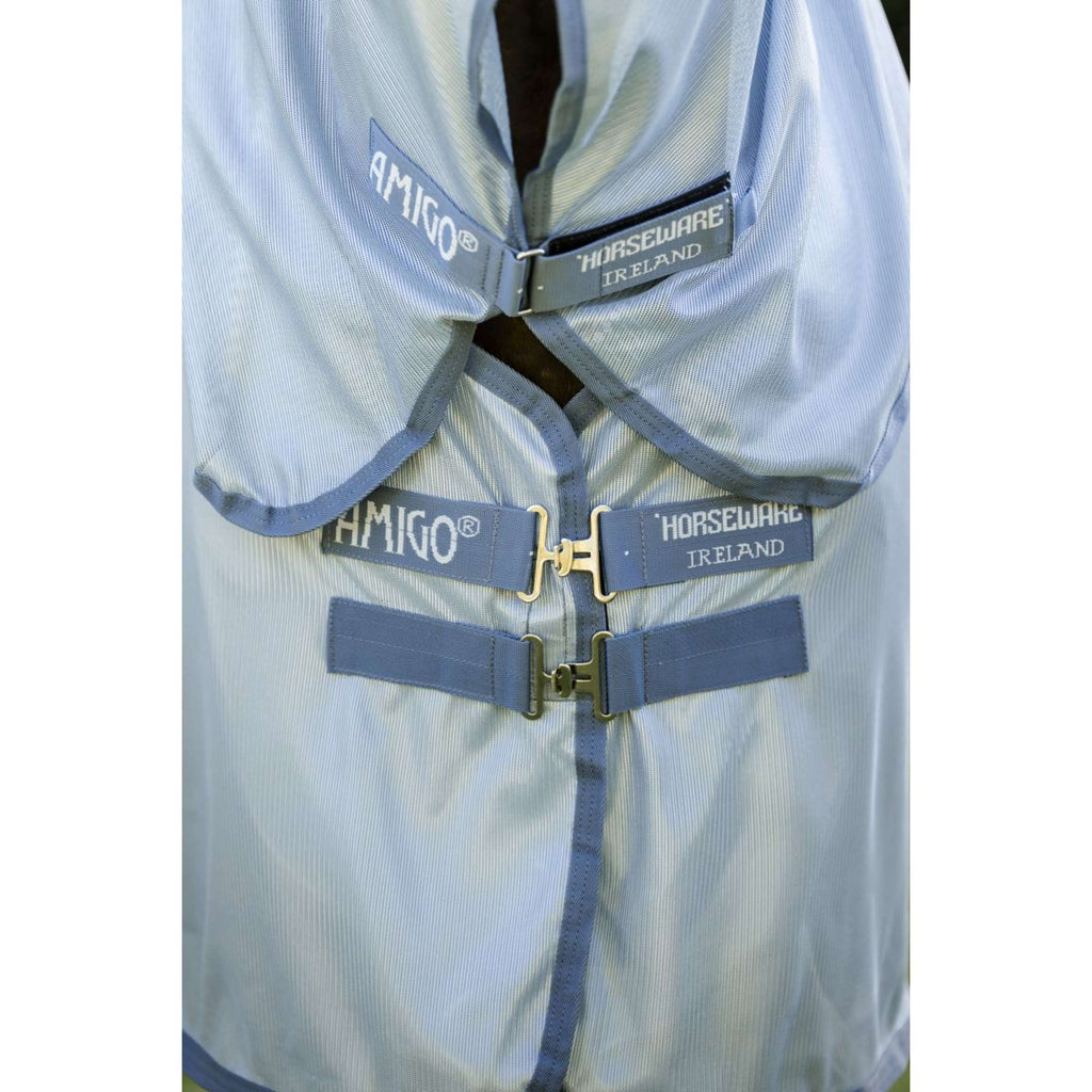 Amigo Coperta Antimosche Integrated Heather Blue/Blue/Silver