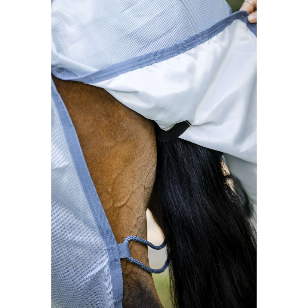 Amigo Coperta Antimosche Integrated Heather Blue/Blue/Silver