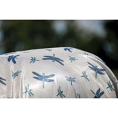 Amigo Coperta Antimosche Integrated Dragonfly Print/Silver/Blue/Sage