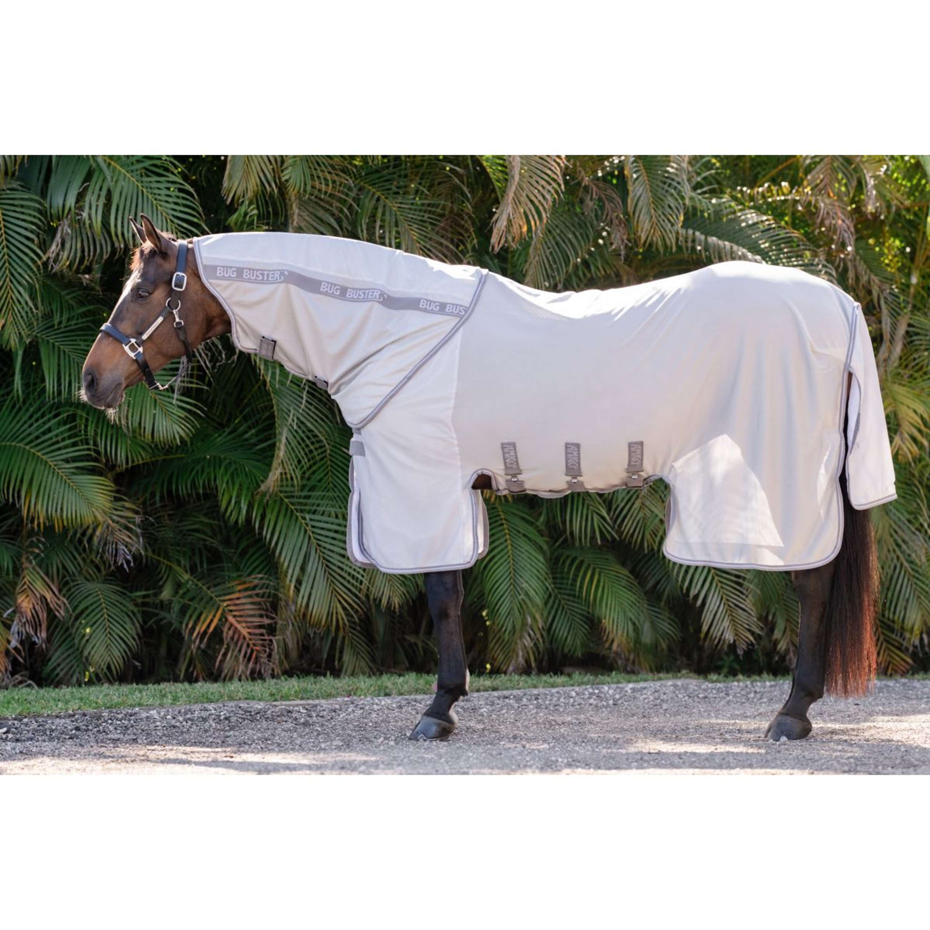 Amigo Copricollo Bug Buster Argento/Grigio Titanio/Argento