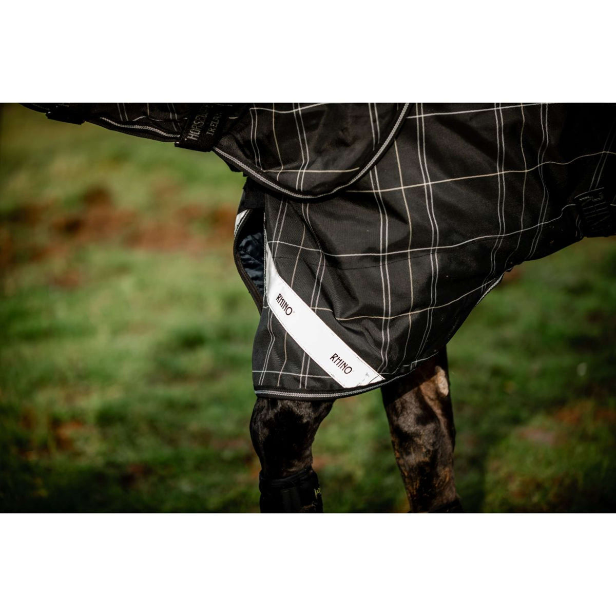 Rhino Turnout Plus Pony Bundle 0g + 200g Nero a quadri/nero/bianco
