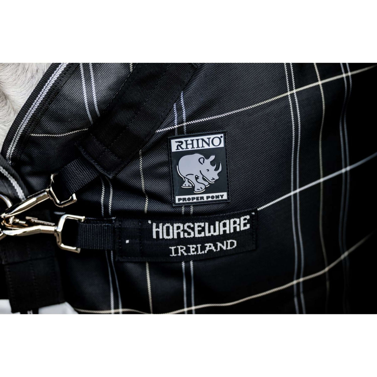 Rhino Turnout Plus Pony Bundle 0g + 200g Nero a quadri/nero/bianco
