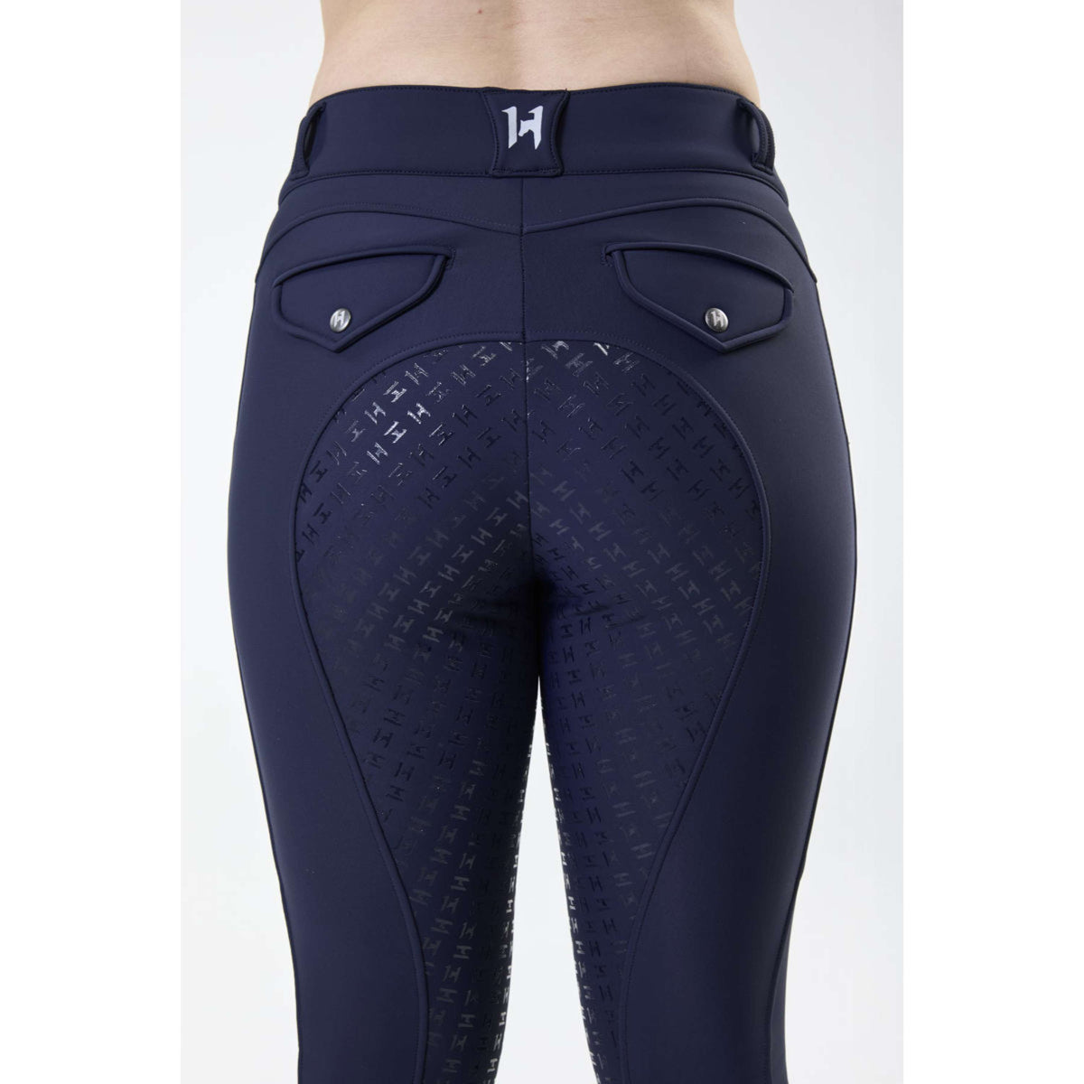Horseware Leggings da equitazione invernali FlexFit Full Seat Core Navy