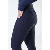 Horseware Leggings da equitazione invernali FlexFit Full Seat Core Navy