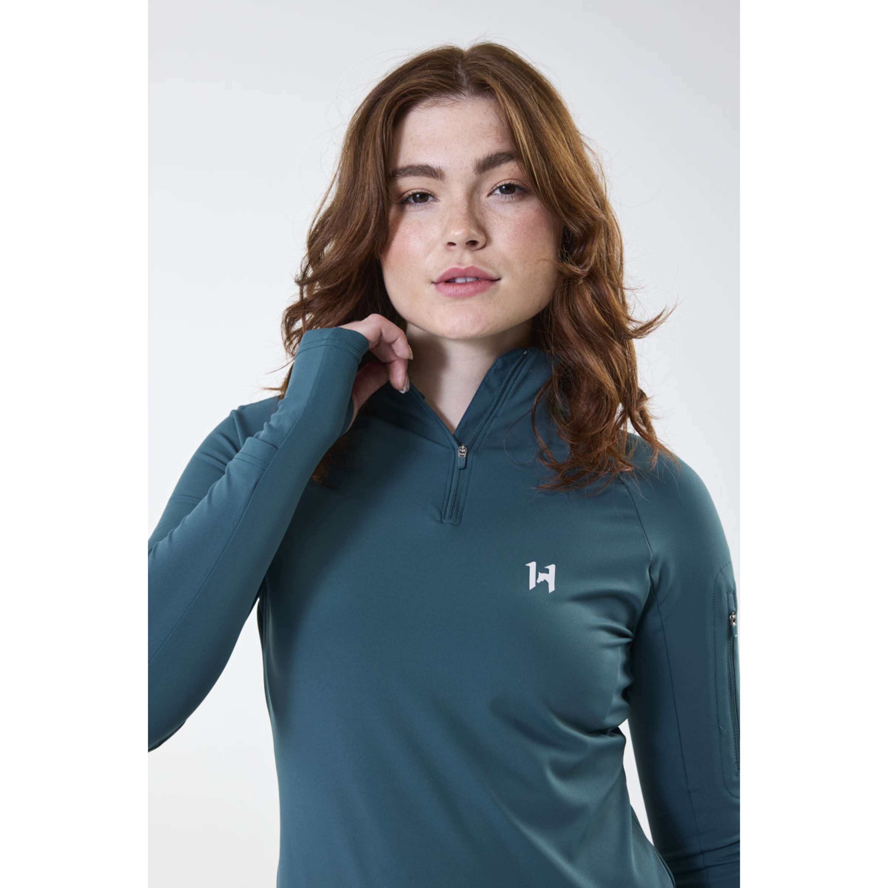 Horseware Maglia Strive Winter Zip Dynasty Green