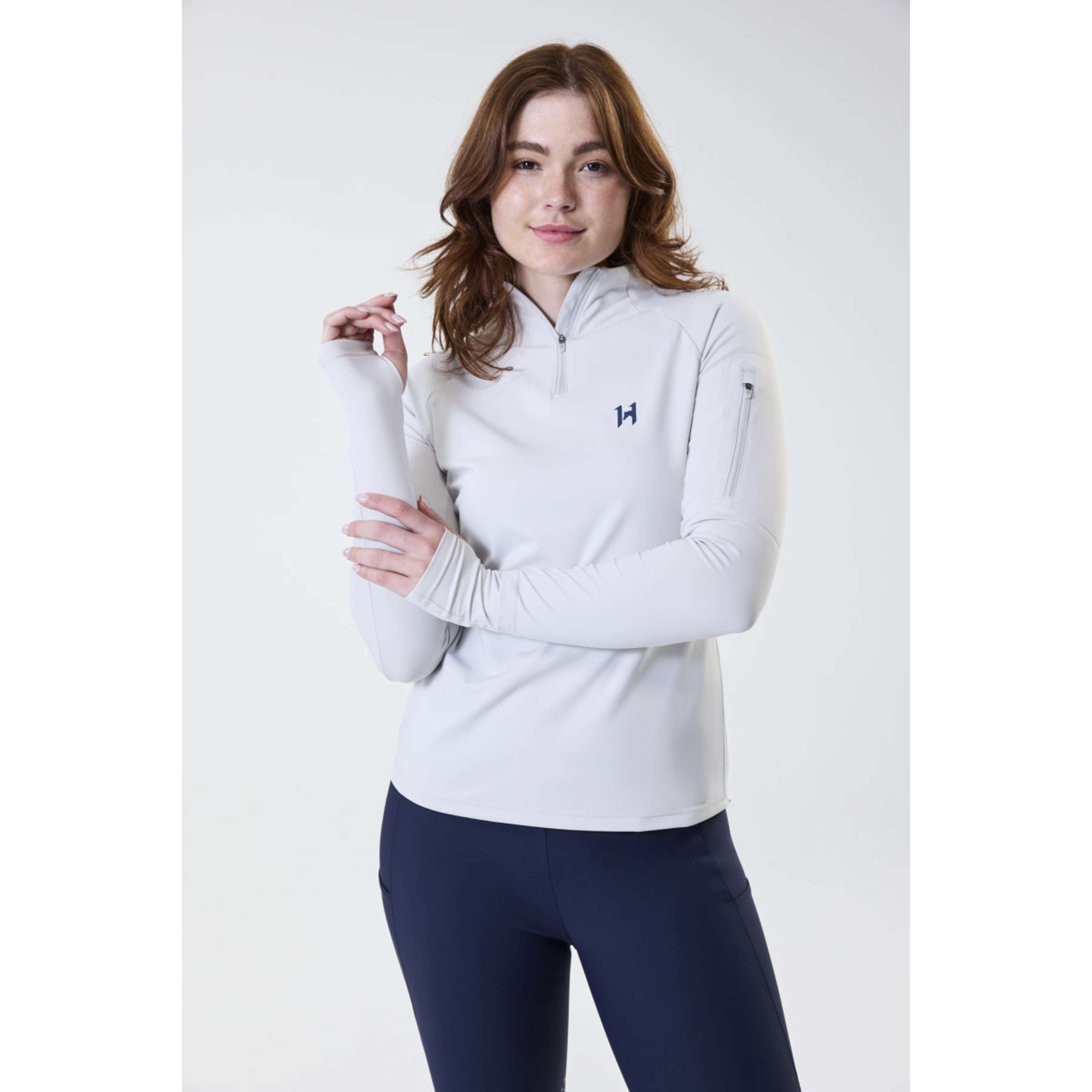 Horseware Maglia Strive Winter Zip Grigio
