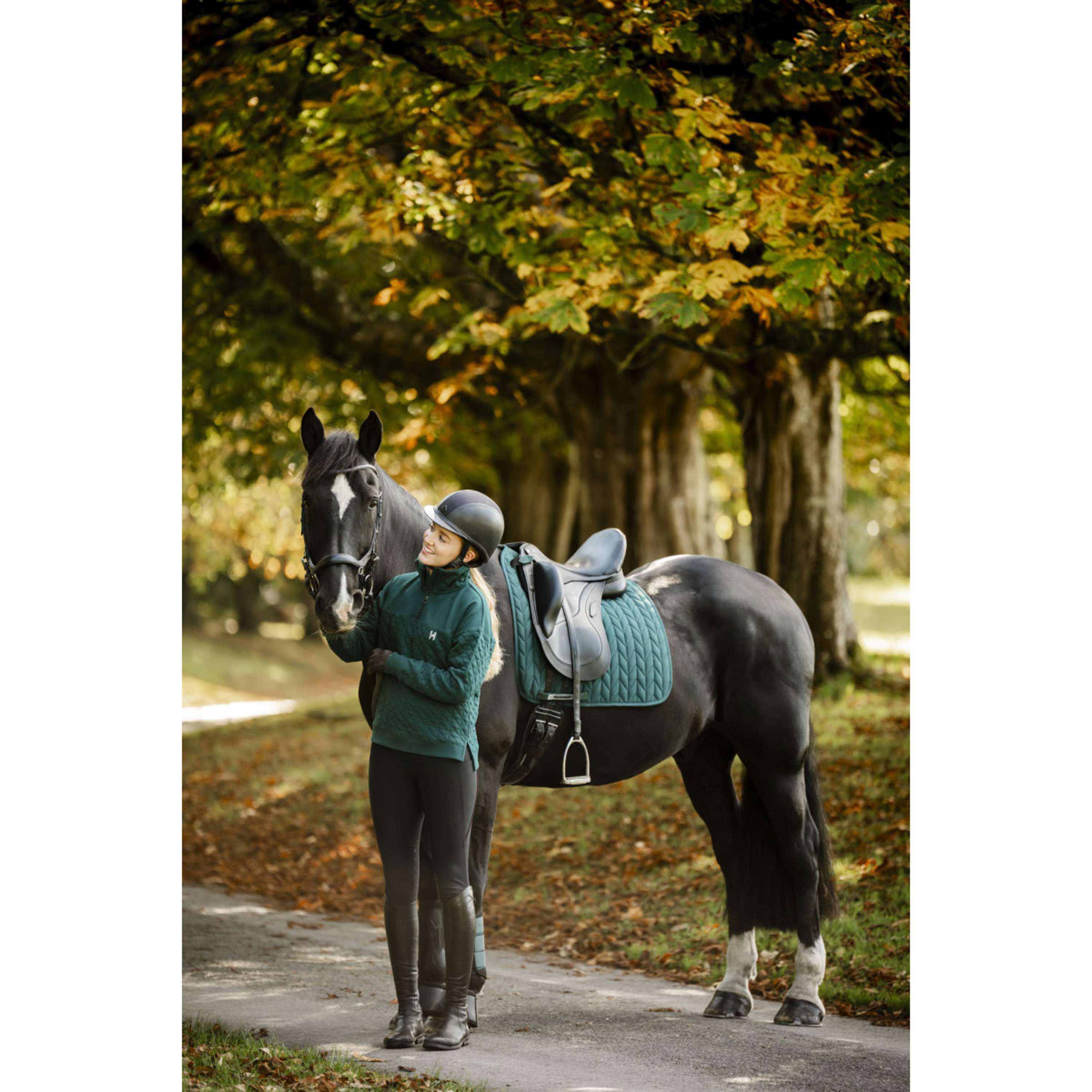 Horseware Felpa Liberty Winter Dynasty Green
