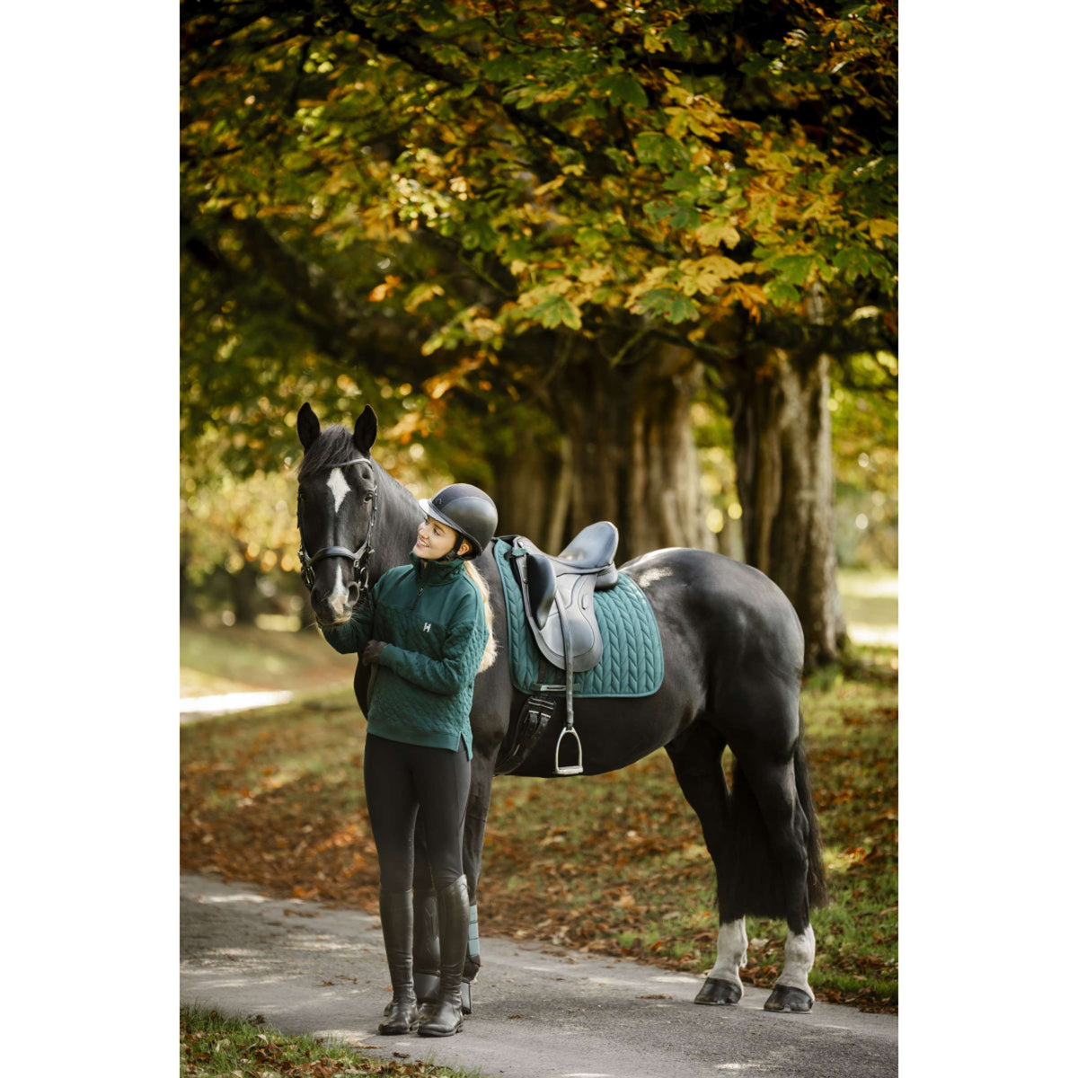 Horseware Felpa Liberty Winter Dynasty Green