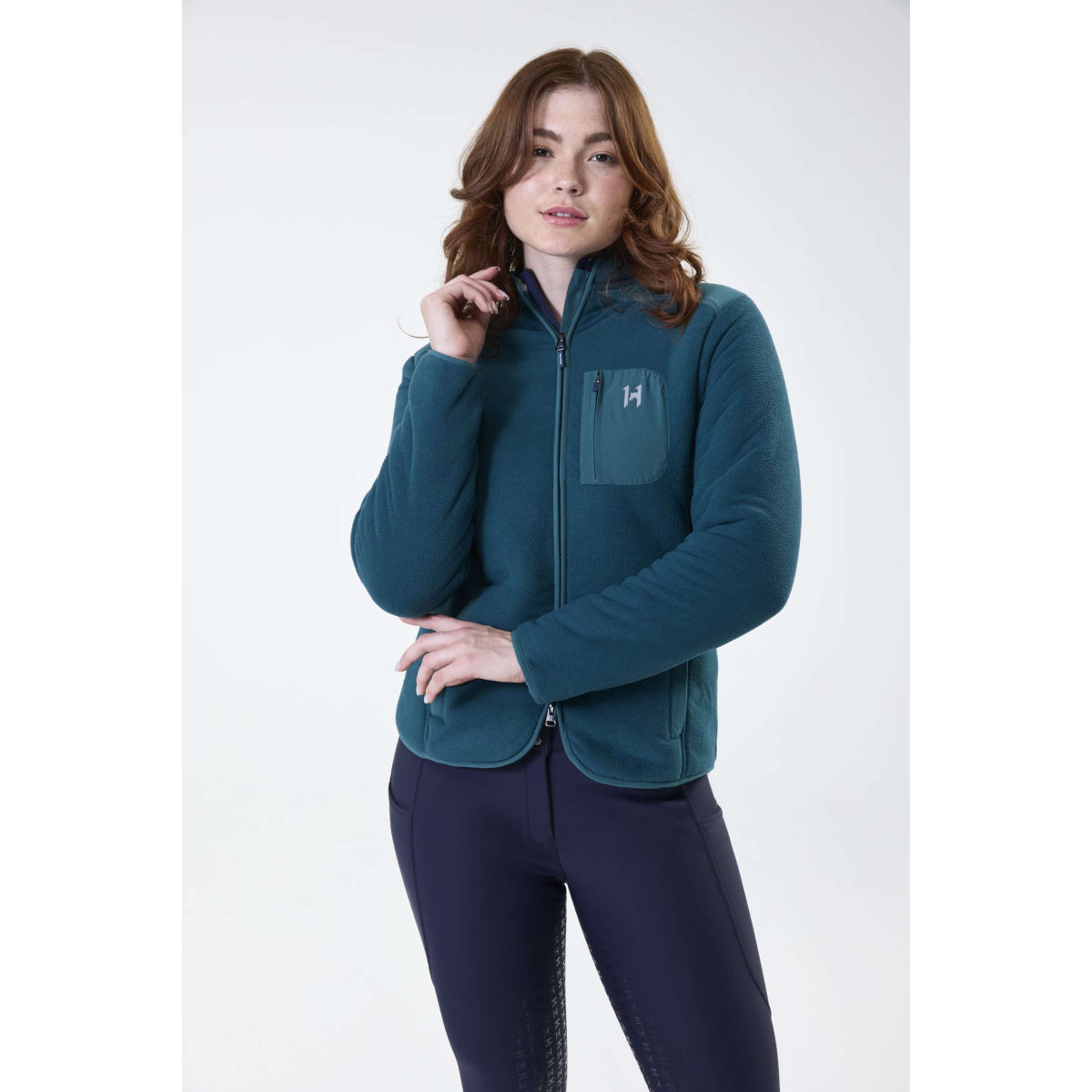 Horseware Giacca in Pile Pace Dynasty Green
