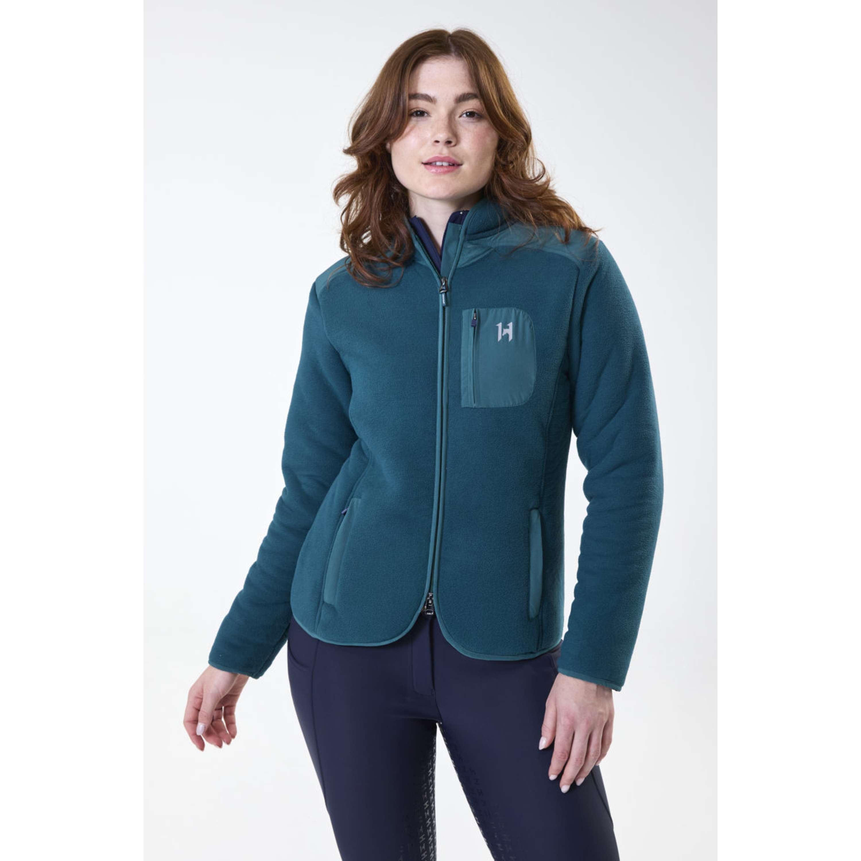 Horseware Giacca in Pile Pace Dynasty Green